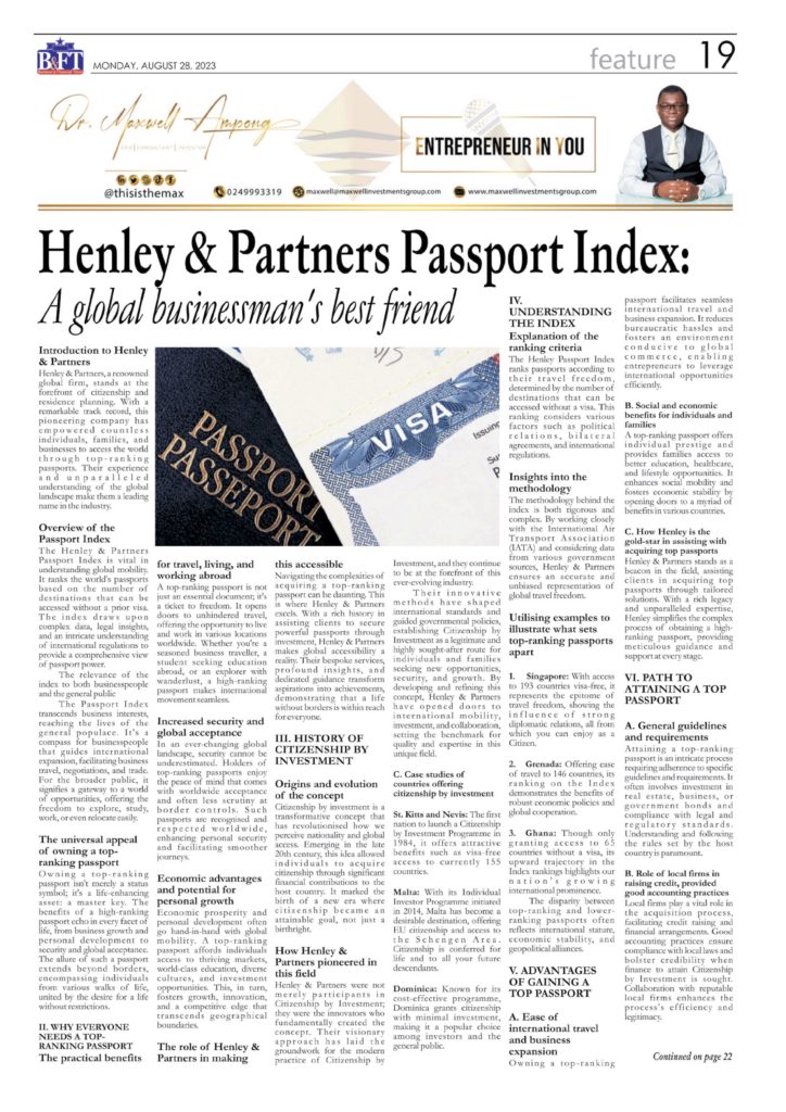 The world's most powerful passports 2021 — ranked, by Henley & Partners, Henley & Partners