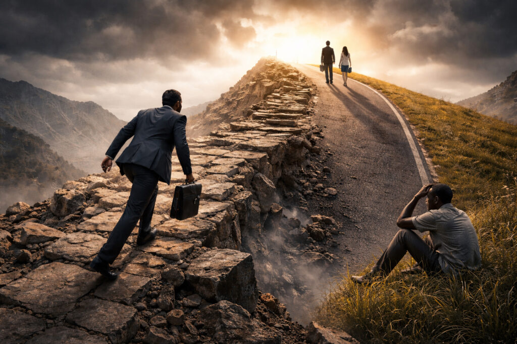 The Uneven Roads of Entrepreneurship